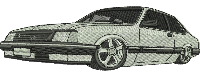 Matriz de matriz Matriz De Bordado Carro Clássico 73